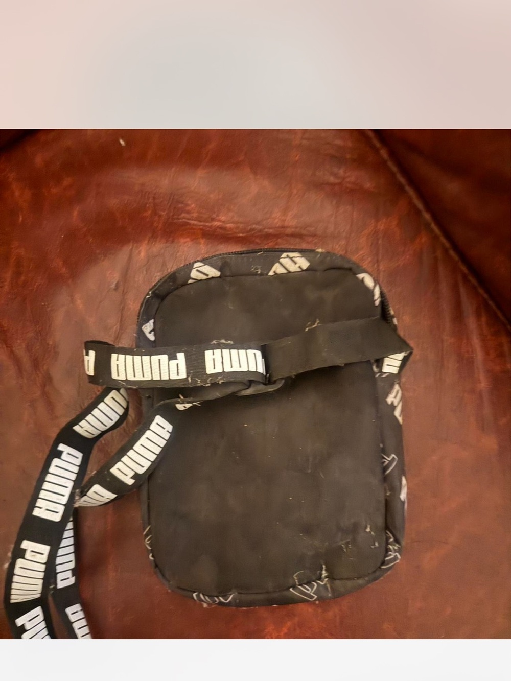 Puma Black Logo Strap Belt Bag